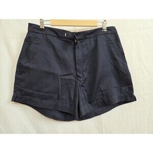 Vintage Wilson Tennis Shorts Mens 36 Navy Blue Twill Retro Athletic Gym 80s 90s